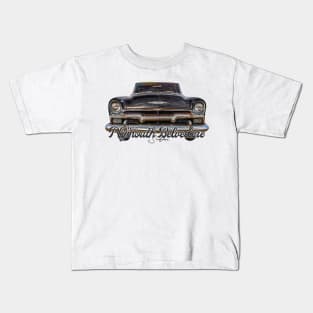 1955 Plymouth Belvedere Sedan Kids T-Shirt